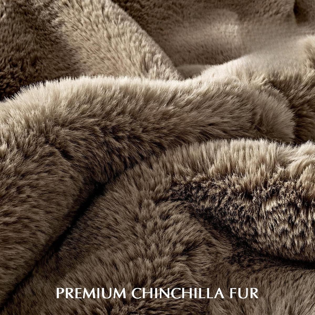 Tawny‑Mink Faux Fur Throw 60"×80"