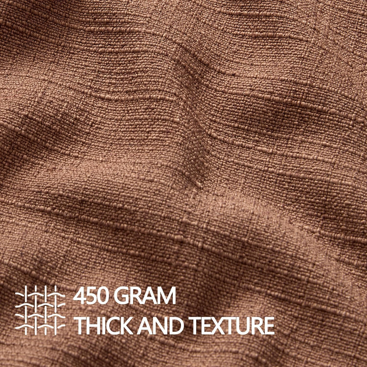 Rust Textured Euro Pillow Covers 26"×26"