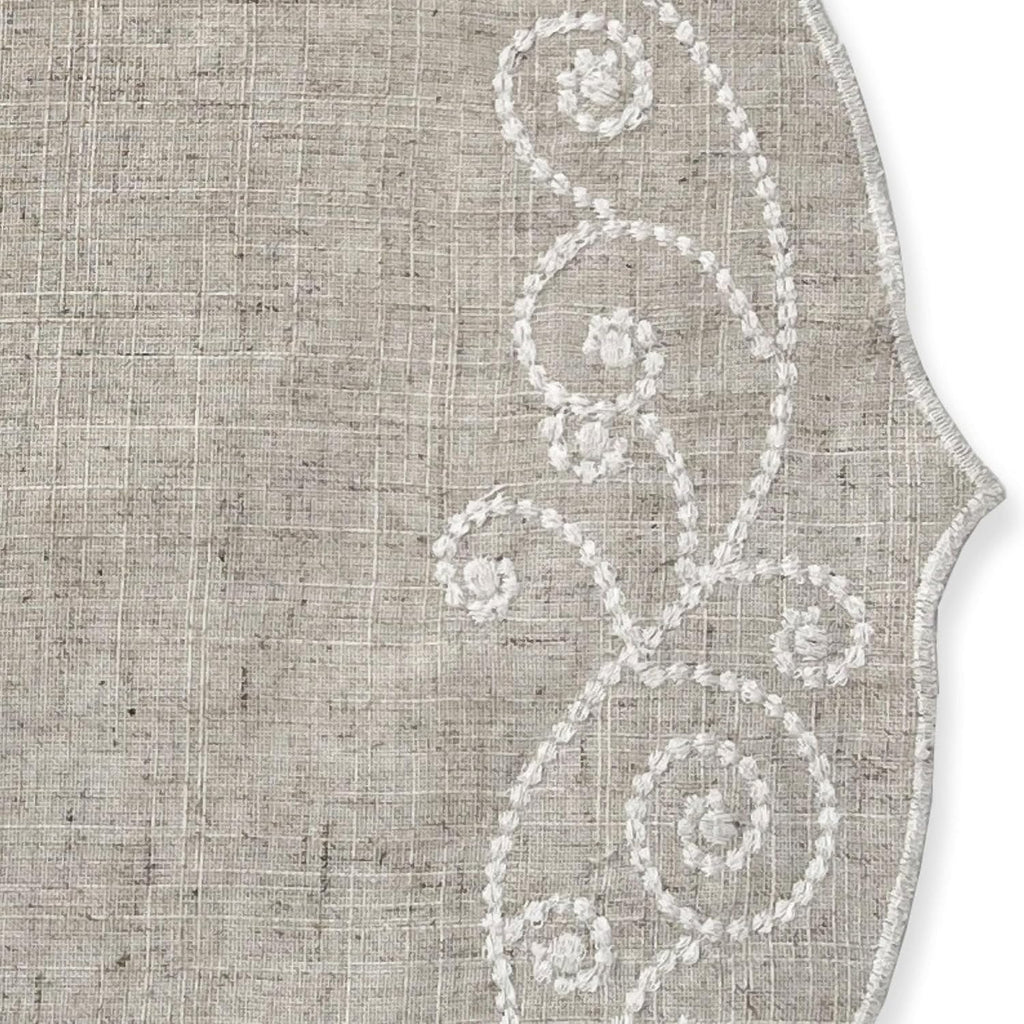Linen French Perle Table Runner 14"×70"