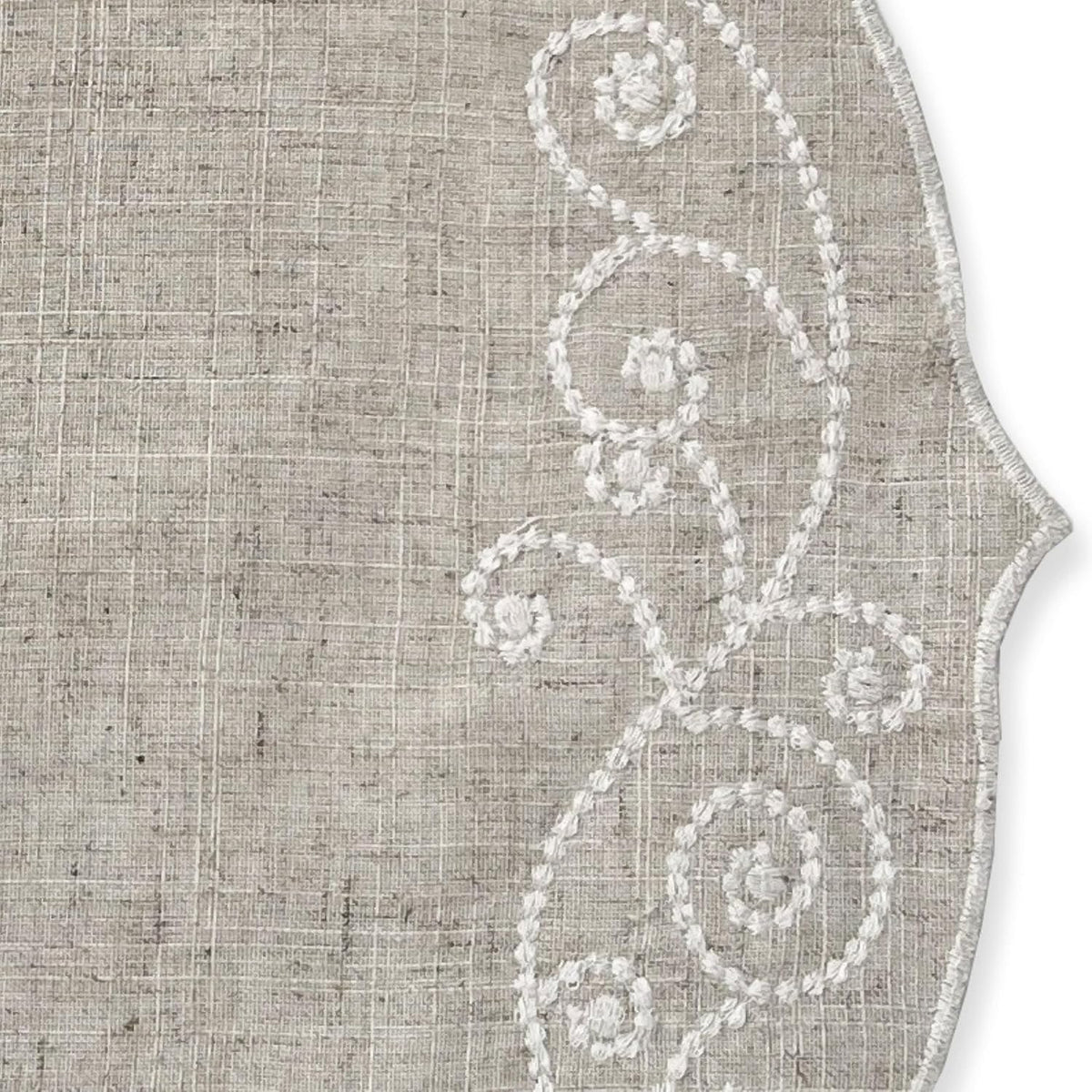 Linen French Perle Table Runner 14"×70"