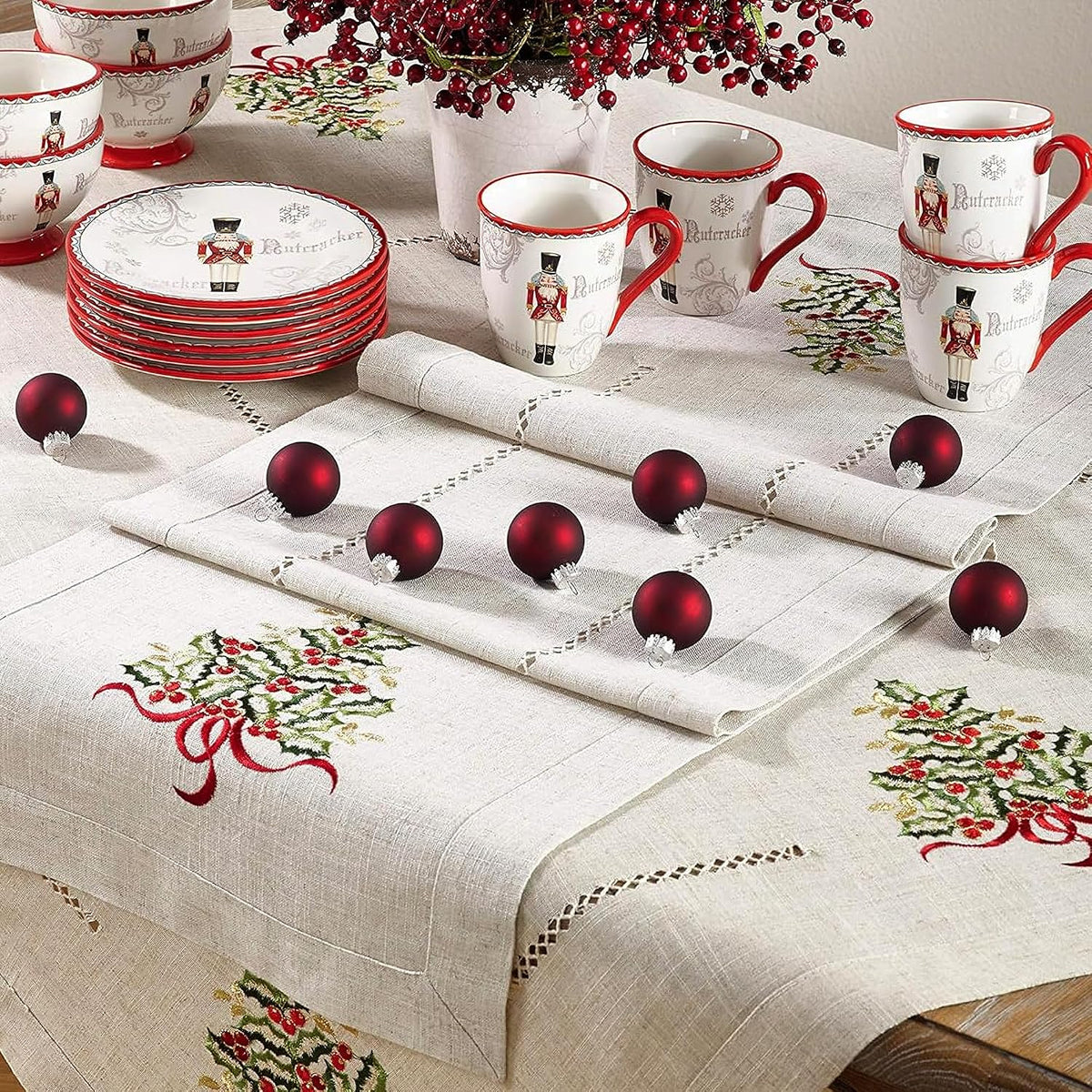 Christmas Tree Table Runner 16"×90"
