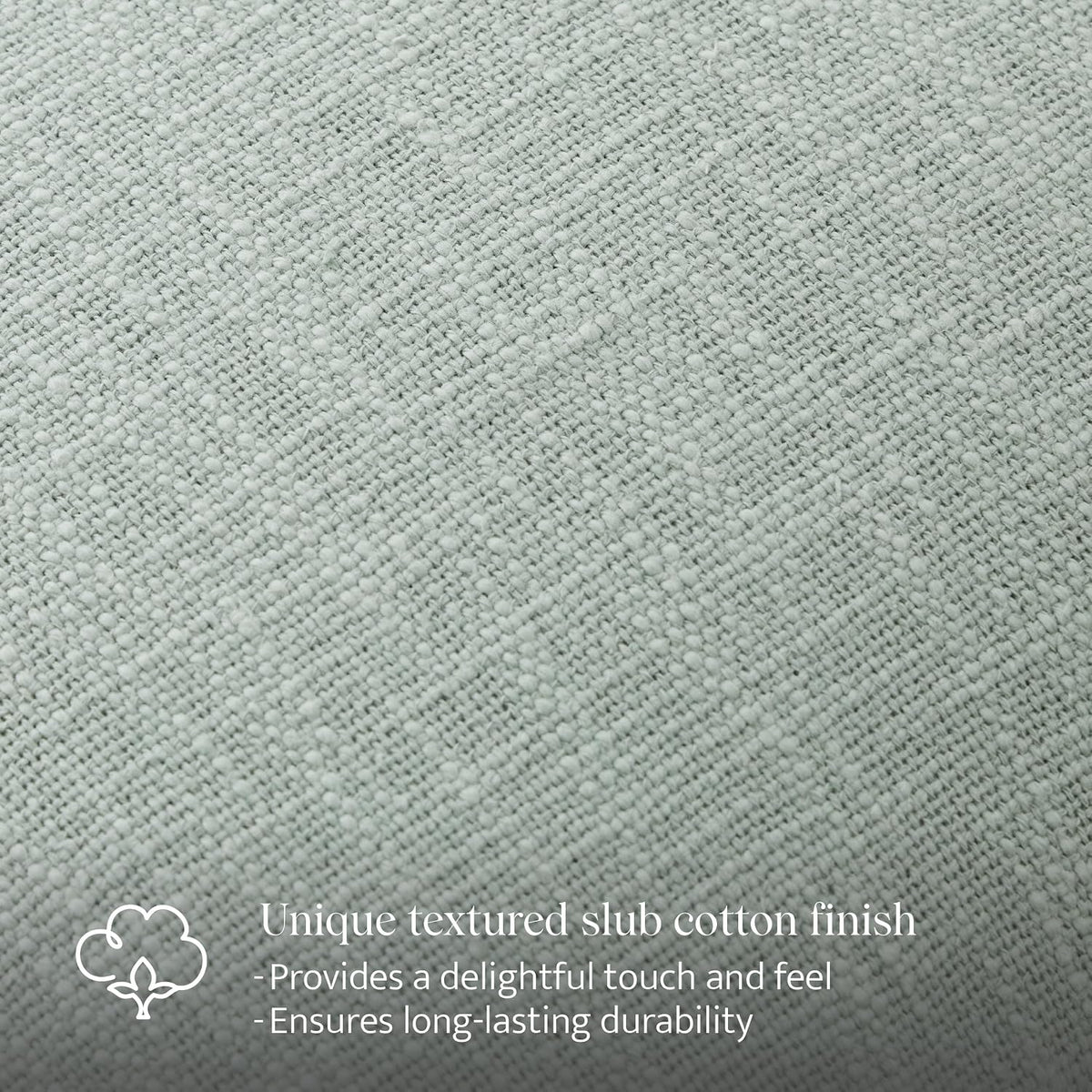 Green Forest Scalloped Cotton Pillow Covers
