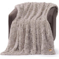 Adalee Brown Faux Fur Throw 50"×70"